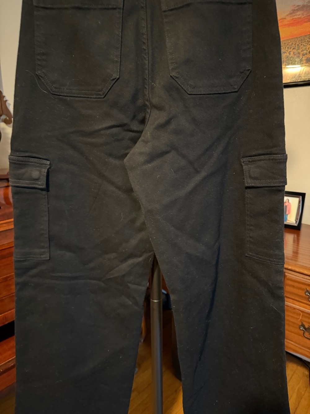 Judy Blue Black High-Rise Cargo Jeans - Picture 7 of 8
